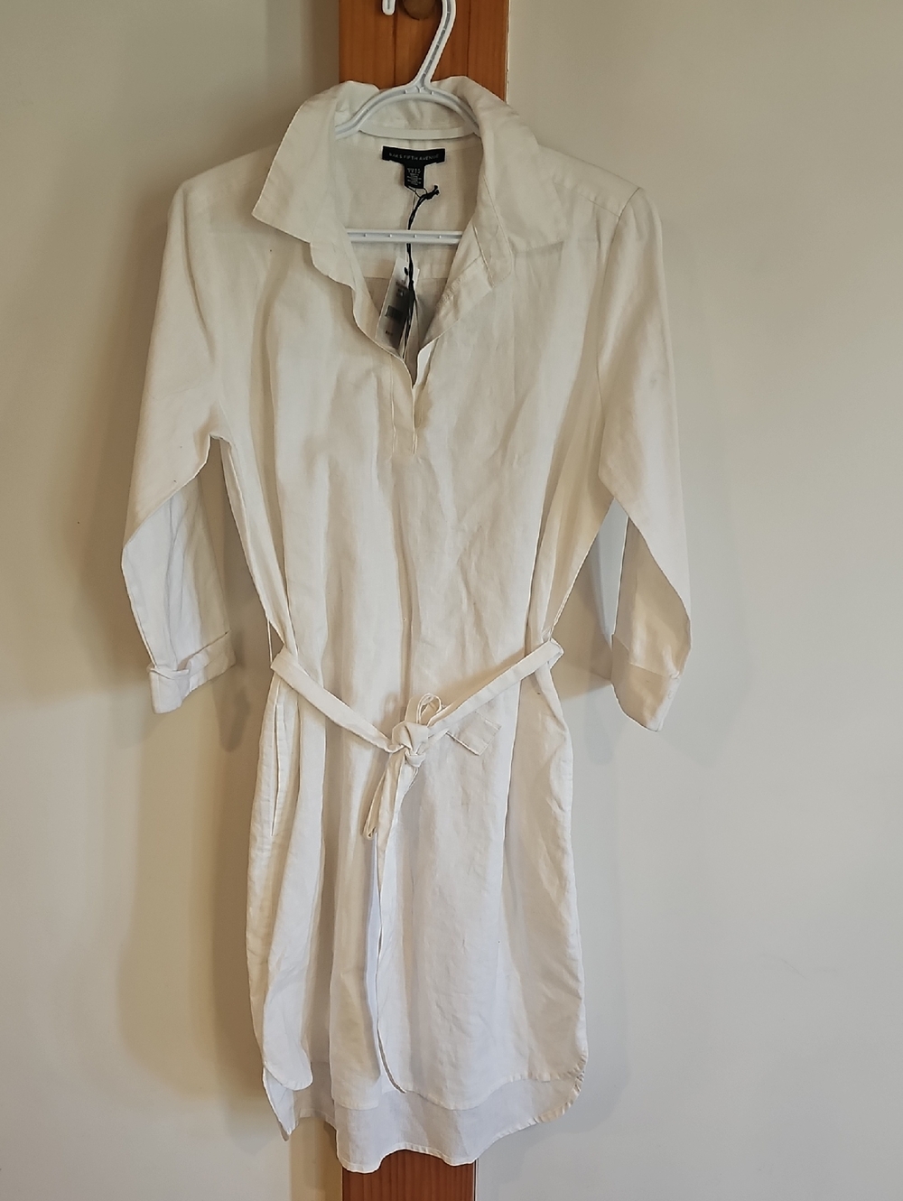 Saks Fifth Avenue Linen Shirt Dress